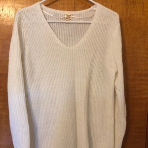 White Tunic Sweater
